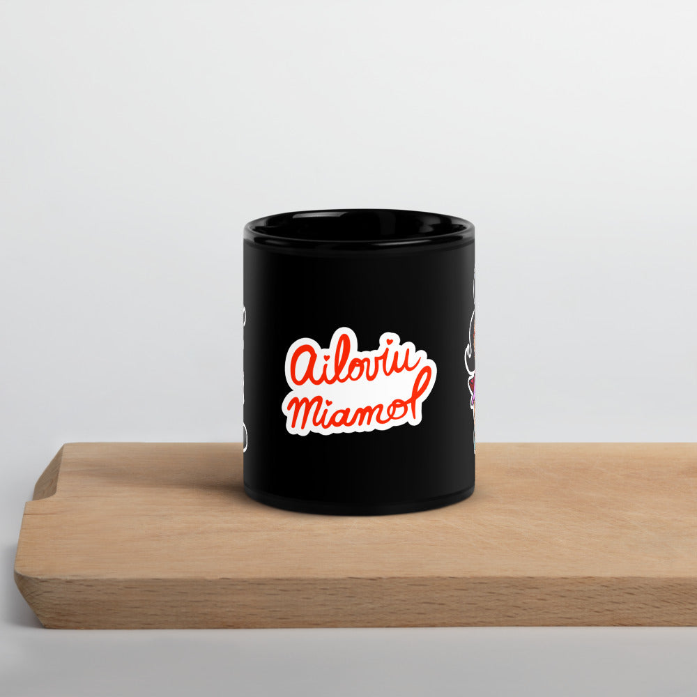 Taza negra Ailoviu Miamol